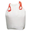 Draw 'n Tie® Heavy-Duty Trash Bags, 13 gal, 0.9 mil, 24.5" x 27.38", White, 200/Box Bags-Low-Density Waste Can Liners - Office Ready