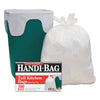 Handi-Bag® Super Value Pack, 13 gal, 0.6 mil, 23.75" x 28", White, 100/Box Bags-Low-Density Waste Can Liners - Office Ready