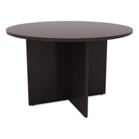 Alera® Valencia™ Series Round Conference Tables with Straight Leg Base, 42