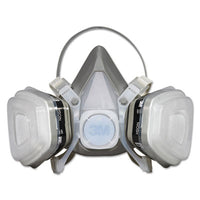 3M™ Half Facepiece Disposable Respirator Assembly, Organic Vapor/P95, Medium Half-Facepiece Respirators - Office Ready