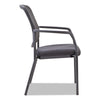 Alera® Mesh Guest Stacking Chair, 26" x 25.6" x 36.2", Black Chairs/Stools-Guest & Reception Chairs - Office Ready
