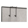 Fellowes® Wire Partition Additions™ Coat Hook, 4 x 6, Black Partition & Panel Accessories-Garment & Umbrella Hooks - Office Ready