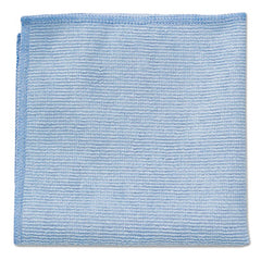 Rubbermaid® Commercial Microfiber Cleaning Cloths, 16 X 16, Blue, 24/Pack