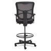 Alera® Elusion™ Series Mesh Stool, Supports Up to 275 lb, 22.6" to 31.6" Seat Height, Black Chairs/Stools-Drafting & Task Stools - Office Ready
