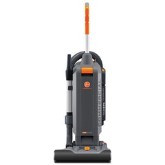 Hoover® Commercial HushTone™ Vacuum Cleaner with Intellibelt, 15" Cleaning Path, Gray/Orange