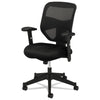 HON® VL531 Mesh High-Back Task Chair with Adjustable Arms, Supports Up to 250 lb, 18" to 22" Seat Height, Black Chairs/Stools-Office Chairs - Office Ready