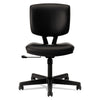 HON® Volt® Series Leather Task Chair, Supports Up to 250 lb, 18" to 22.25" Seat Height, Black Chairs/Stools-Office Chairs - Office Ready