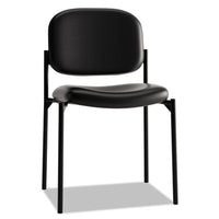 HON® VL606 Stacking Guest Chair without Arms, Supports Up to 250 lb, Black Chairs/Stools-Folding & Nesting Chairs - Office Ready