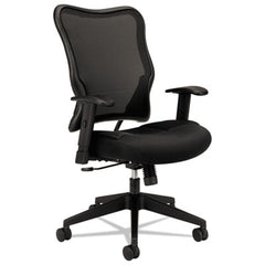 HON® VL702 Mesh High-Back Task Chair, Supports Up to 250 lb, 18.5" to 23.5" Seat Height, Black