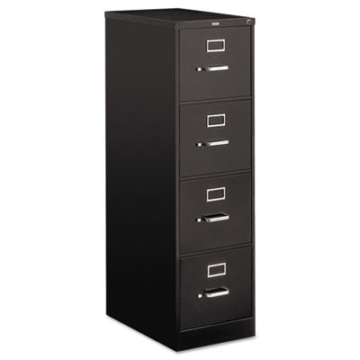 HON® 510 Series Vertical File, 4 Letter-Size File Drawers, Black, 15