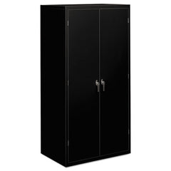 HON® Brigade® Assembled Storage Cabinet, 36w x 24.25d x 71.75h, Black