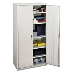 HON® Brigade® Assembled Storage Cabinet, 36w x 18.13d x 71.75h, Light Gray