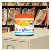 BRIGHT Air® Super Odor™ Eliminator, Mandarin Orange and Fresh Lemon, 14 oz Jar Air Fresheners/Odor Eliminators-Evaporating Gel - Office Ready