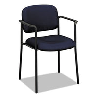 HON® VL616 Stacking Guest Chair with Arms, Fabric Upholstery, 23.25