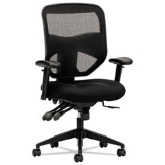 HON® VL532 Mesh High-Back Task Chair, Supports Up to 250 lb, 17" to 20.5" Seat Height, Black