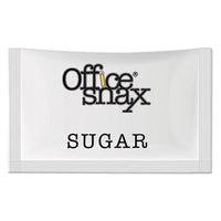 Office Snax® Sugar Packets, 1200/Carton Coffee Condiments-Sugar - Office Ready