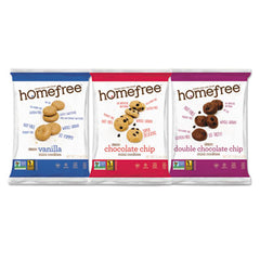 Homefree® Gluten Free Mini Cookies Variety Pack, 1.1 oz/0.95 oz/1.1 oz Packs, 30/Carton