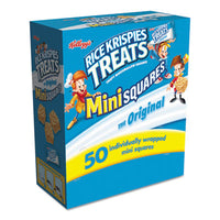 Kellogg's® Rice Krispies® Treats, Mini Squares, 0.39 oz, 50/Box Food-Snack - Office Ready