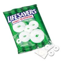 LifeSavers® Hard Candy Mints, Wint-O-Green, Individually Wrapped, 6.25 oz Bag Food-Breath Mint - Office Ready