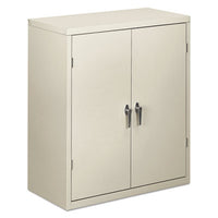 HON® Brigade® Assembled Storage Cabinet, 36w x 18.13d x 41.75h, Light Gray Office & All-Purpose Storage Cabinets - Office Ready