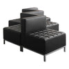 Alera® QUB Series Corner Sectional, 26.38w x 26.38d x 30.5h, Black Sofas/Loveseats-Sectionals - Office Ready