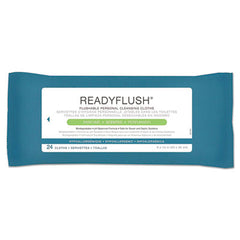 Medline ReadyFlush® Biodegradable Flushable Wipes, 8 x 12, 24/Pack