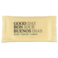 Good Day™ Amenity Bar Soap, Pleasant Scent, # 3/4 Individually Wrapped Bar, 1,000 /Carton Bar Soap, Travel/Amenity - Office Ready