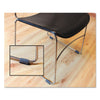 Master Caster® Floor Savers®, Rectangular, 7.25 x 1 x 8, Gray/Black, 16/Pack Furniture Sliders - Office Ready