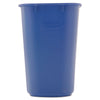 Rubbermaid® Commercial Deskside Recycling Container, Rectangular, Plastic, 13.63 qt, Blue Waste Receptacles-Deskside Recycling Wastebaskets - Office Ready