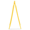 Rubbermaid® Commercial “Caution Wet Floor” Floor Sign, 11 x 12 x 25, Bright Yellow Safety Cones-Folding Floor Sign - Office Ready