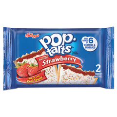 Kellogg's® Pop Tarts®, Frosted Strawberry, 3.67 oz, 2/Pack, 6 Packs/Box