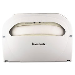 Boardwalk® Toilet Seat Cover Dispenser, 16 x 3 x 11.5, White, 2/Box