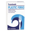 Boardwalk® Mediumweight Polystyrene Cutlery, Fork, White, 100/Box Utensils-Disposable Fork - Office Ready