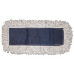 Boardwalk® Dust Mop Heads, Disposable, 5 x 60, White