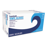 Boardwalk® General Purpose Vinyl Gloves, Powder/Latex-Free, 2.6 mil, X-Large, Clear, 100/Box, 10 Boxes/Carton Disposable Work Gloves, Vinyl - Office Ready