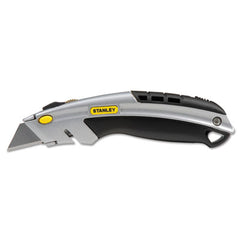 Stanley® InstantChange™ Retractable Knife, Stainless Steel Retractable Blade, 3 Blades