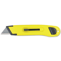 Stanley® Lightweight Retractable Utility Knife, Yellow Knives-Retractable Utility/Box Cutter - Office Ready