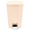 Rubbermaid?« Commercial Step-On Receptacle, 23 gal, Polyethylene, Beige Indoor All-Purpose Waste Bins - Office Ready