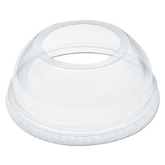 Dart® Open-Top Dome Lid for Plastic Cups, Fits 16 oz to 24 oz Plastic Cups, Clear, 1.9" Dia Hole, 1,000/Carton