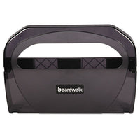 Boardwalk® Toilet Seat Cover Dispenser, 17.25 x 3.13 x 11.75, Smoke Black Toilet Seat Cover Dispensers - Office Ready