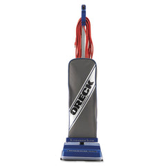Oreck Commercial Upright Vacuum, 12" Cleaning Path, Gray/Blue