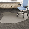deflecto® SuperMat Frequent Use Chair Mat for Medium Pile Carpeting, Medium Pile Carpet, 60 x 66, Workstation, Clear Chair Mats - Office Ready