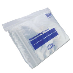 Fantapak Plastic Zipper Bags, 2 mil, 7" x 8", Clear, 1,000 Bags/Box, 2 Boxes/Carton