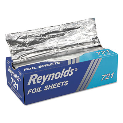 Reynolds Wrap® Interfolded Aluminum Foil Sheets, 12 x 10.75, Silver, 500/Box Food Wrap-Aluminum Foil - Office Ready