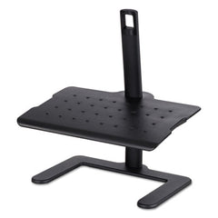 Safco® Height-Adjustable Footrest, 20.5w x 14.5d x 3.5 to 21.5h, Black