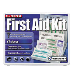 First Aid Only™ All-Purpose Kit, 21 Pieces, 4.75 x 3, Plastic Case