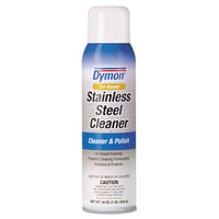 Dymon® Stainless Steel Cleaner, 16 oz Aerosol Spray, 12/Carton Metal Cleaners/Polishes - Office Ready