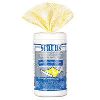 SCRUBS® Stainless Steel Cleaner Towels, 30/Canister, 6 Canisters/Carton Towels & Wipes-Cleaner/Detergent Wet Wipe - Office Ready