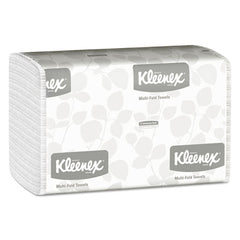 Kleenex® Multifold Paper Towels, 9 1/5 x 9 2/5, White, 150/Pack, 16 Packs/Carton