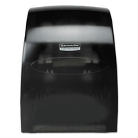 Kimberly-Clark Professional* Sanitouch* Hard Roll Towel Dispenser, 12.63 x 10.2 x 16.13, Smoke Towel Dispensers-Roll, Pull - Office Ready